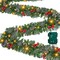 Christmas Garland with Branches, Red Berries & Pinecones - 9 Ft by 10 Inch (50 Warm White LEDs)